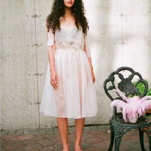 Dauphinette Miraflores Silk Organza Dress